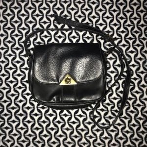 Black Flap Shoulder Bag